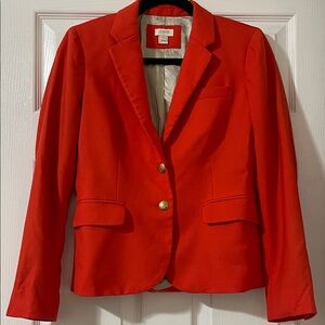 J. Crew Bold Orange Women's Blazer